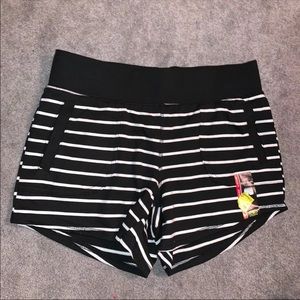 Soft Striped Casual Shorts